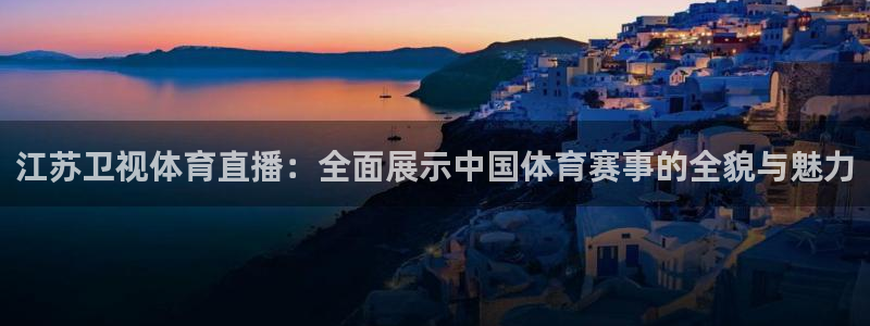 三牛平台登录地址：江苏卫视体育直播：全面展示中国体育赛事的全貌与魅力